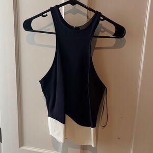 Sunday in Brooklyn Black and White Tank Top